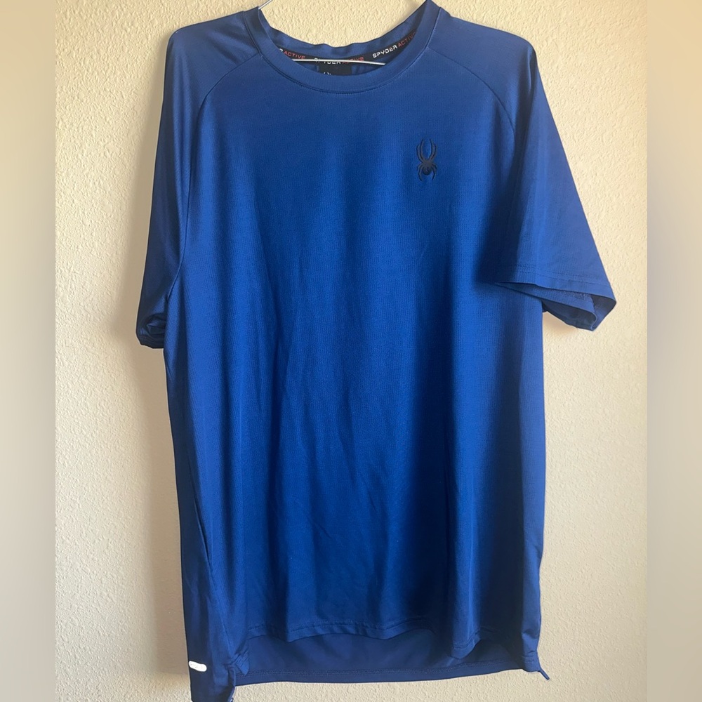 Spyder Men's Vibrant Blue Short Sleeve Tee